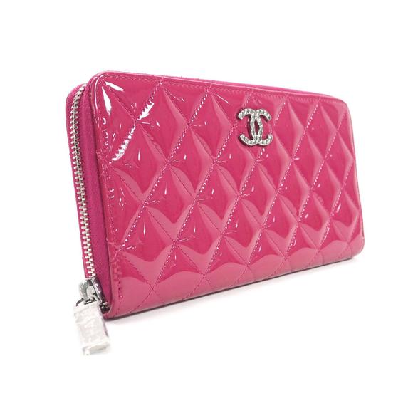 Auth Chanel Matelasse Cc Logo Long #78240C80B - Picture 3 of 12
